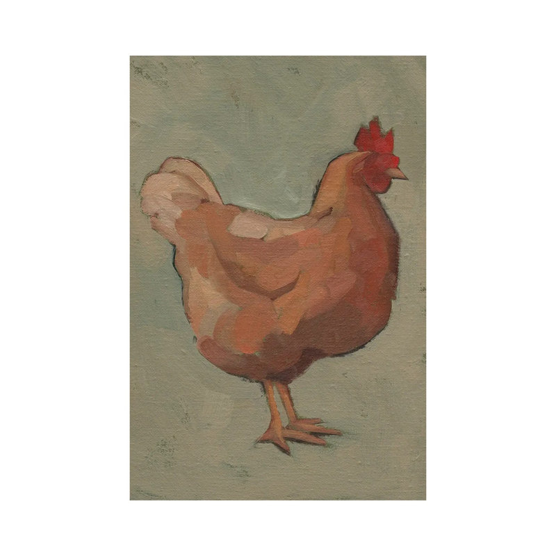 Egg Hen I 1 Piece Wrapped Canvas Painting, 152.5 cm H x 101.5 cm W