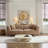 Modern Curved Upholstered Sofa-1326503129