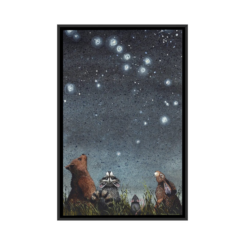 «Constellations» par Maggie Vandewalle - impression d'art graphique, H 40 po x l 26 po x P 1,5 po