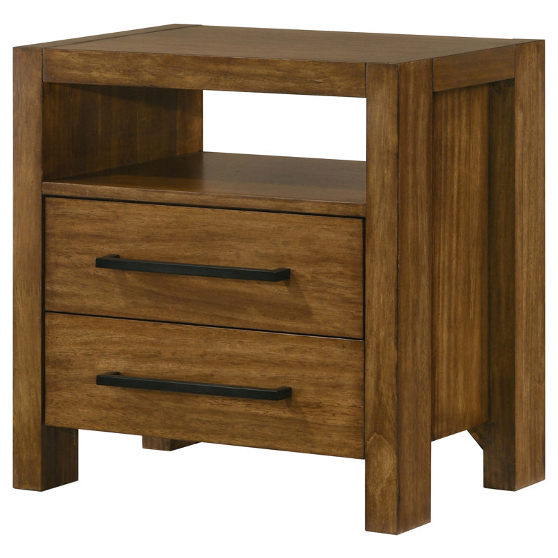 Table de chevet 2 tiroirs Viper
