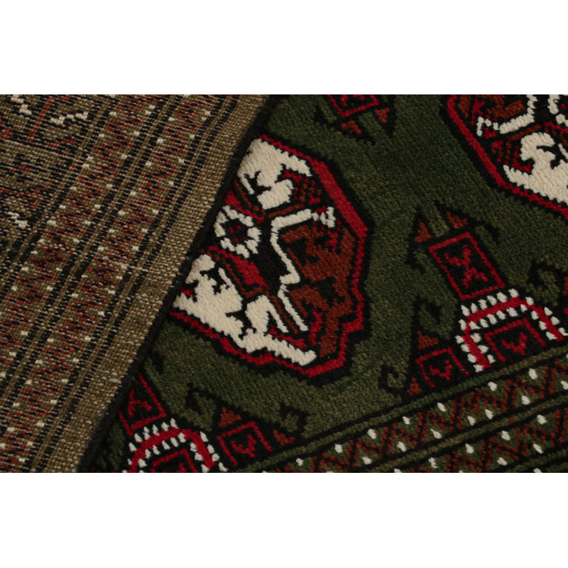 One-of-a-Kind 6'8" x 9'5" Area Rug in Red/Green