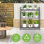 Support à plantes robuste à 3 niveaux pour l'intérieur et l'extérieur, présentoir polyvalent pour plantes, décor, et plus encore