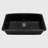 32 in. x 19 in. Quartz Undermount Single Bowl Kitchen Sink-89728274