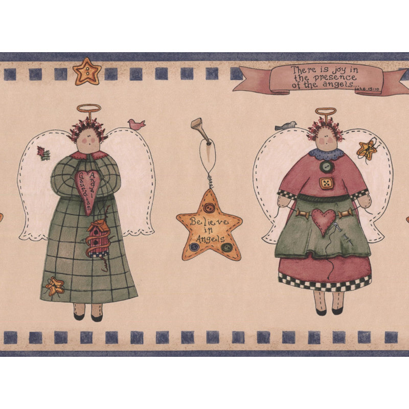 Bordure murale Ardent Angels and Stars