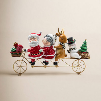 Granny Kitsch Santa Figurine