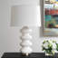 Lampe de table Dalan blanche