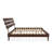 Caden Solid Wood Platform Bed with Adjustable Headboard, Mid-Century Modern-482096209-482096220
