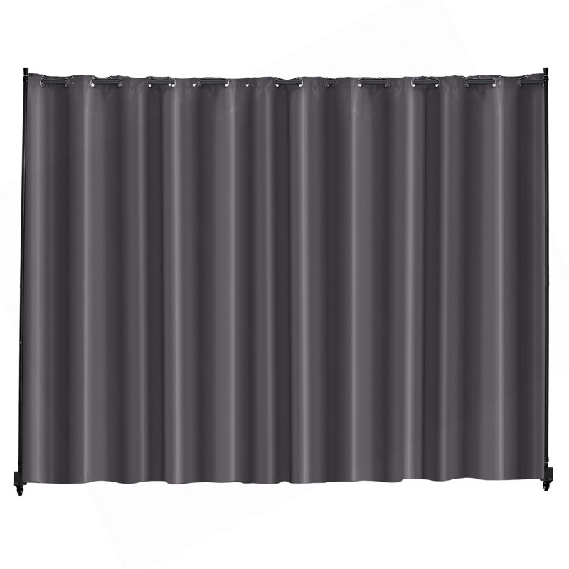Paravent, paravent à panneau portatif avec roulettes, écran d'intimité autoportant pour bureau, chambre à coucher, salle à manger, bureau