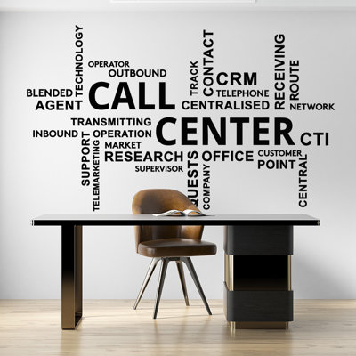 Autocollants muraux en vinyle Call Center