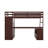 Twin Loft Bed with 7 Drawers, 2 Shelves and Desk - Sturdy Pine Wood Frame, No Box Spring Needed
