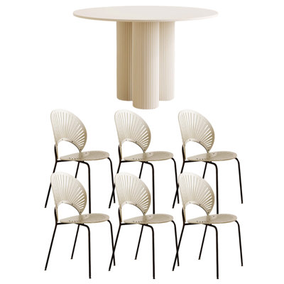 Ensemble de table ronde Simple