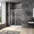 48'' - 52'' W x 78'' H Single Sliding Frameless Shower Door with Clear Glass-66707855
