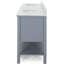 Meuble-lavabo 73 po avec plateau en marbre et lavabos doubles en céramique, 4 tiroirs, tablette ouverte-1312094429