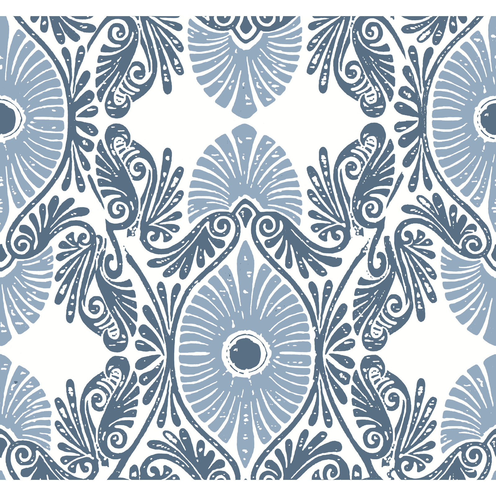 Giry Wallpaper, Blue