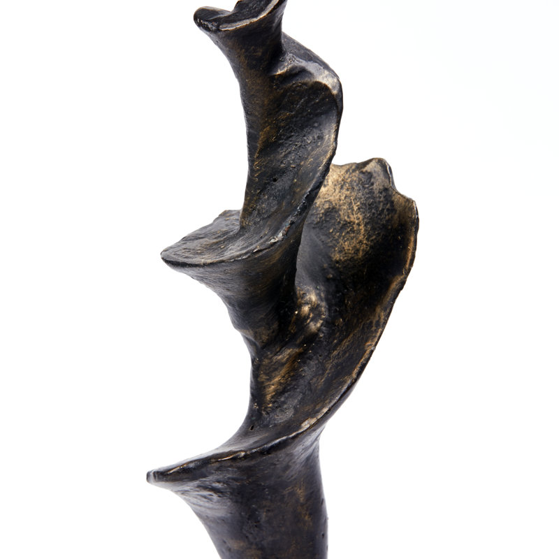 Spiral Statue, 13" H x 6" W x 3" D