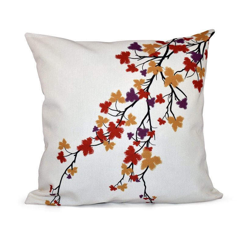  Housse et coussin de coussin en érable pour l'extérieur, 20 po x 20 po, Mauve