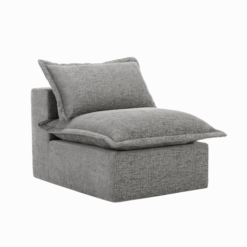 Upholstered Accent Chair, Grey