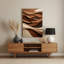 Abstract Landscape 18 Brown Metal Wall Art-1295671544
