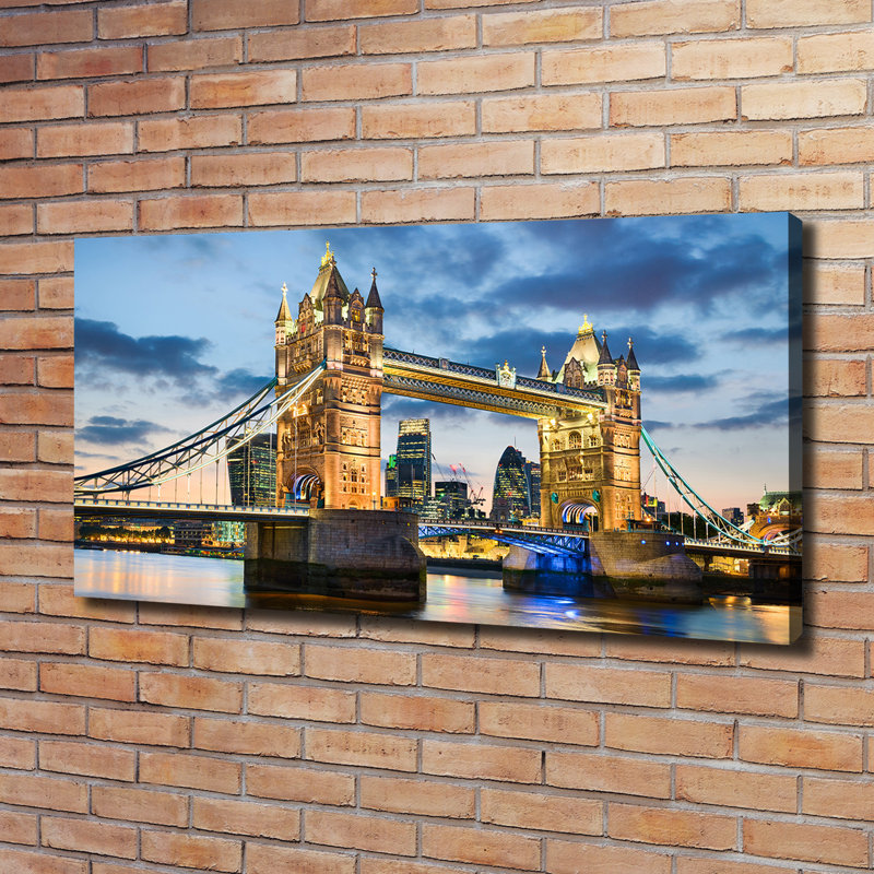 Tower Bridge London - Wrapped Canvas Print, 120cm H x 60cm W