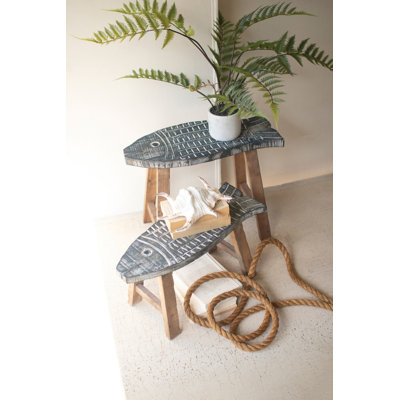 Ensemble de 2 tabourets à poisson Kalalou