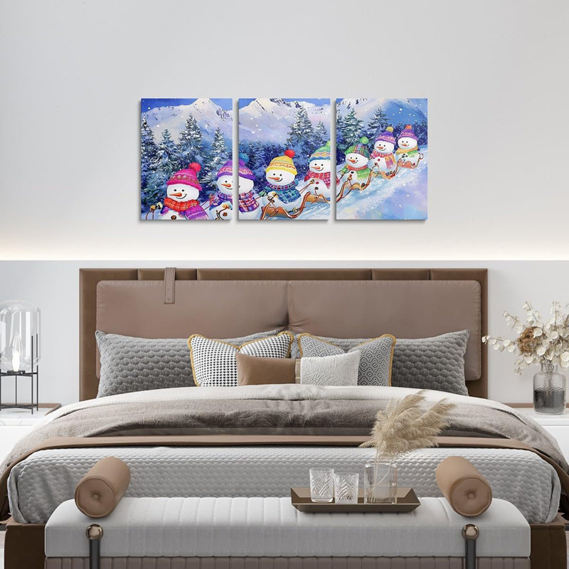 3 Piece Wrapped Canvas Print