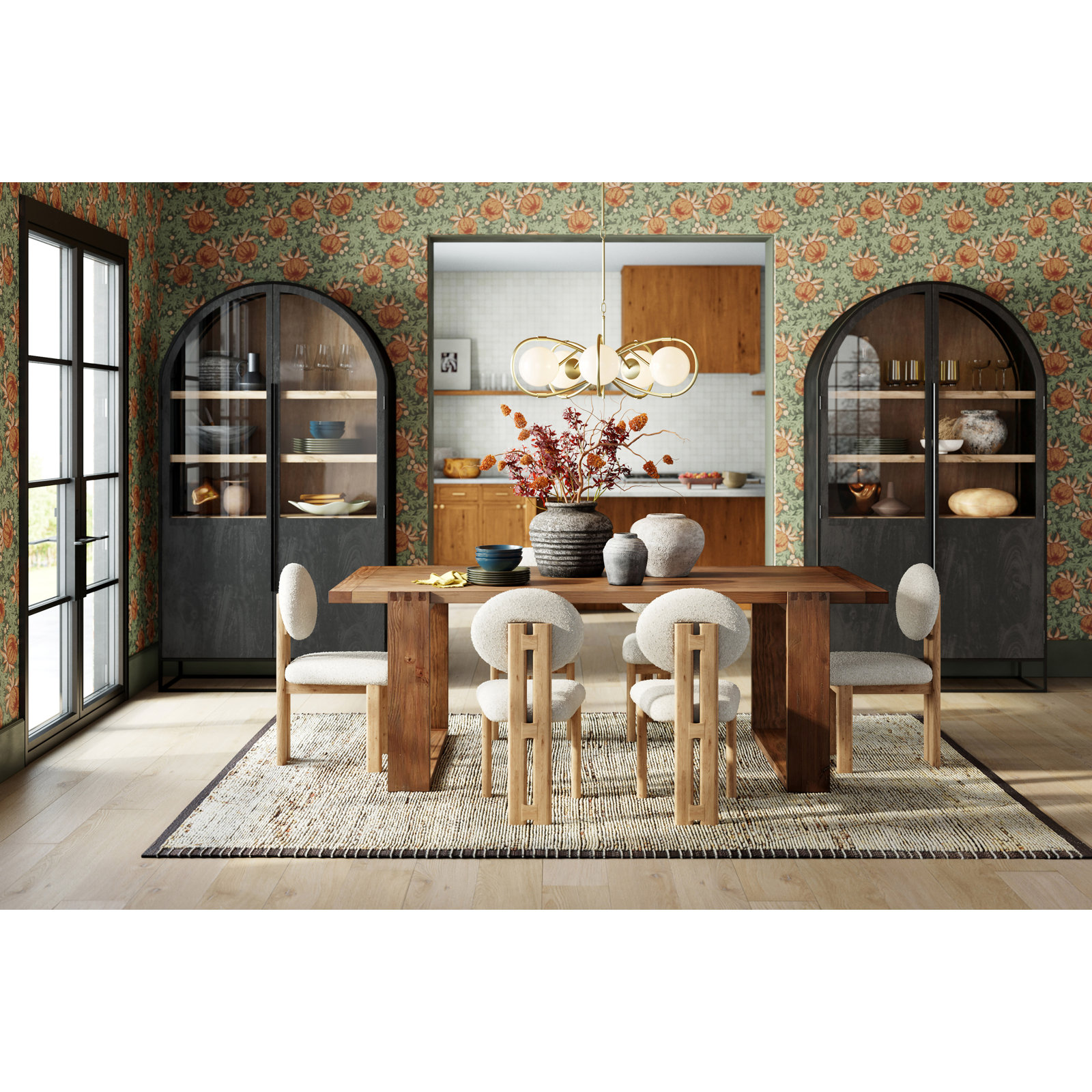 Ellen Hand-Knotted Geometric Rug, Rectangle 9' x 12'