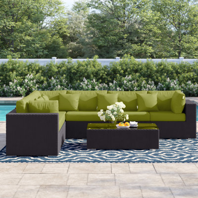 Ensemble modulaire d'extérieur pour terrasse 7 pièces Convene Collection
