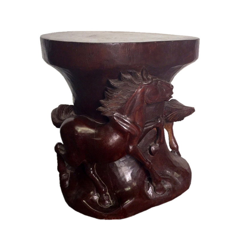 Solid Wood Accent Stool
