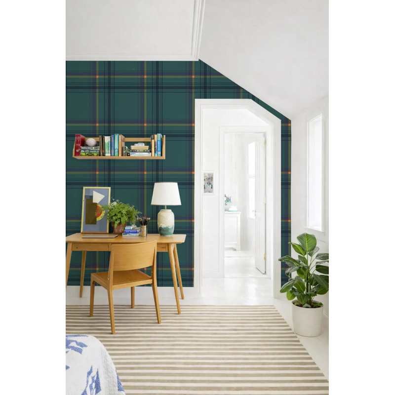 Ashcroft Tartan Large, Blue Ridge, Peel & Stick
