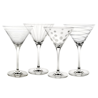  Mikasa Cheers 10 oz. Martini Glasses
