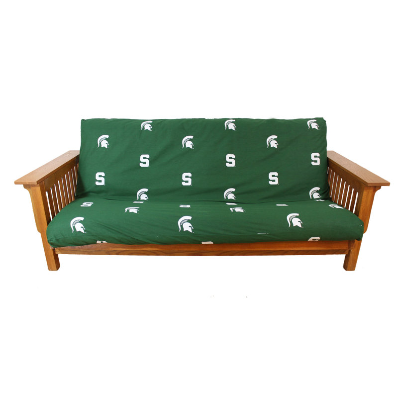 Housse pour futon à coussins carrés / rectangulaires NCAA, Michigan State