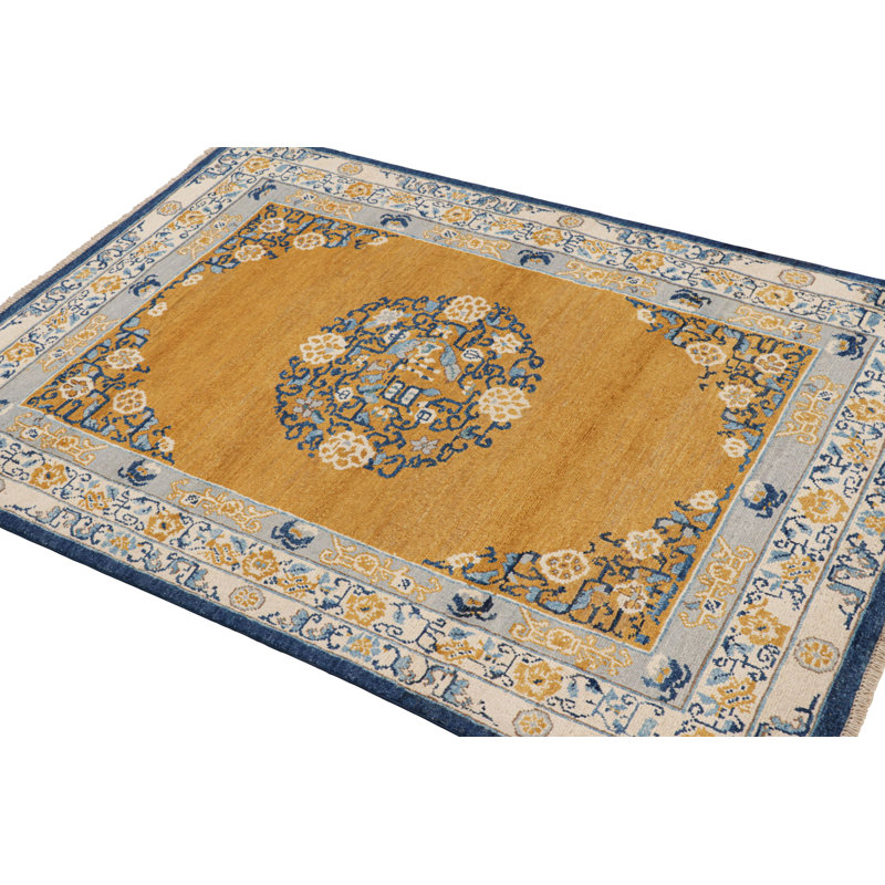 Art Deco Handmade Wool Area Rug