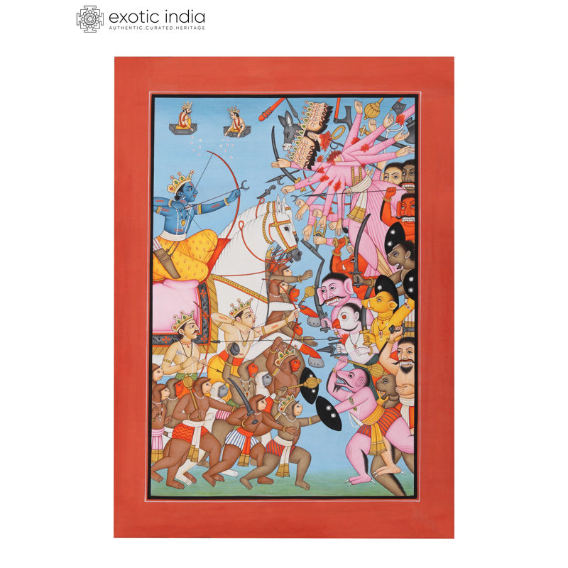 Rama Killing Ravana: un épisode de Rama-Katha