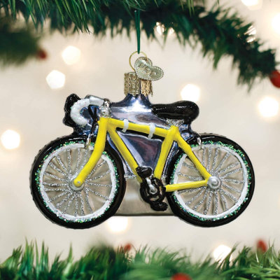Ornement figurine suspendu vélo de route
