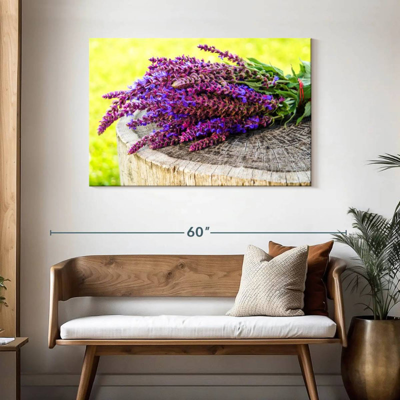 Bouquet de fleurs simple, H 30 po x l 45 po