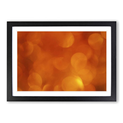 Orange Abstract 7 Framed - Framed Print