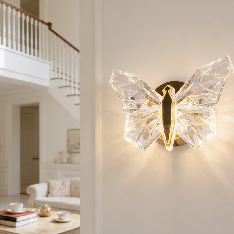 Applique murale moderne Modern Glam Butterfly Gold