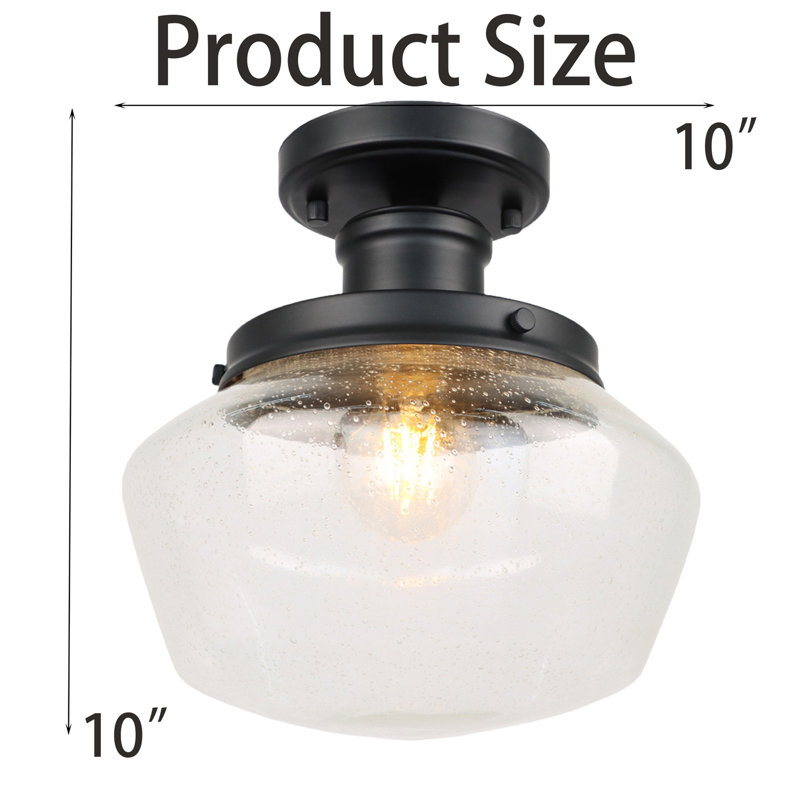 Free Form Flush Mount, Black