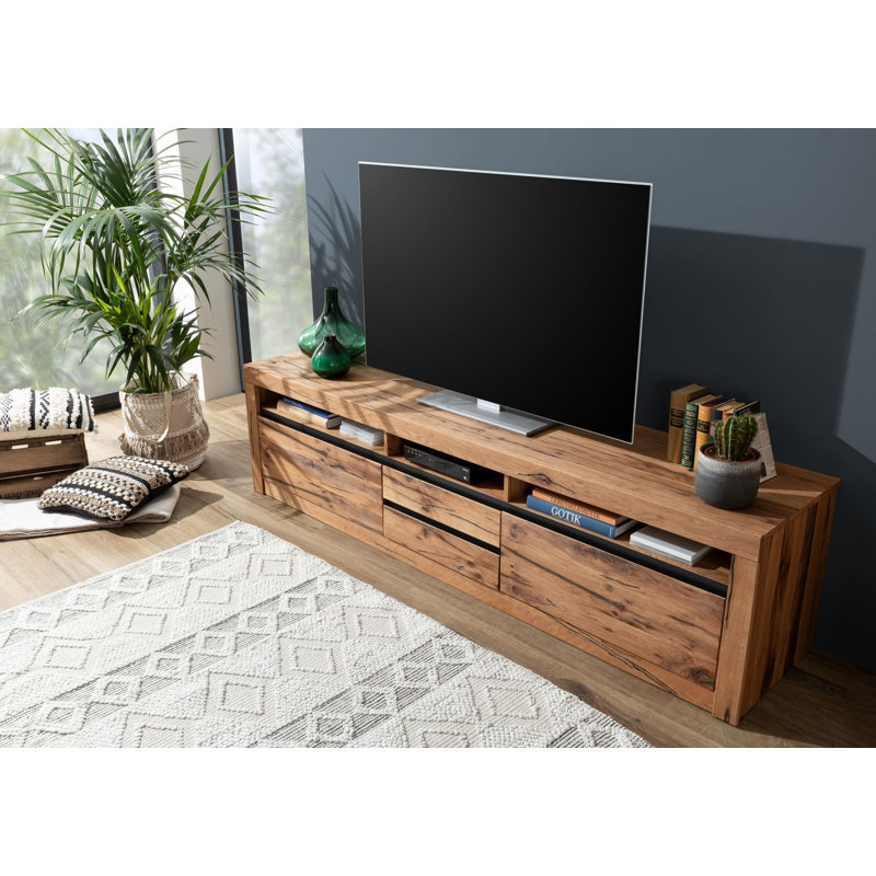 Montreux Unfinished TV Stand for TVs up to 88", Ecru
