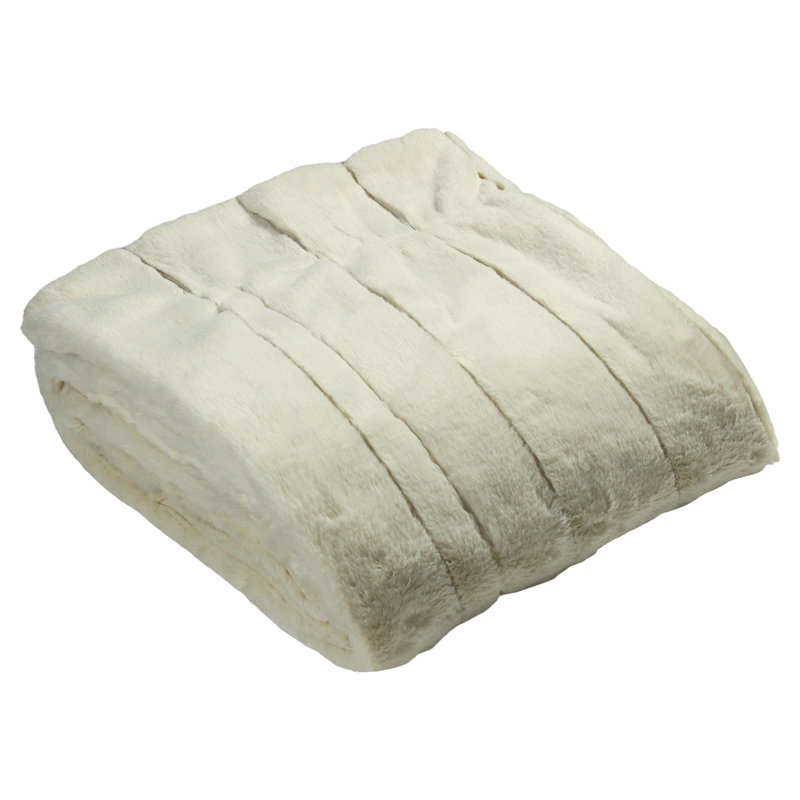 Berwick Throw Blanket, W140 x L200cm, Cream