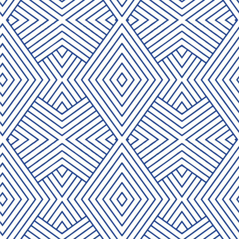 Mrs Paranjape Papers Formation 10' L x 24" W Wallpaper Roll, Faux Grasscloth, Non-pasted, Yves Blue
