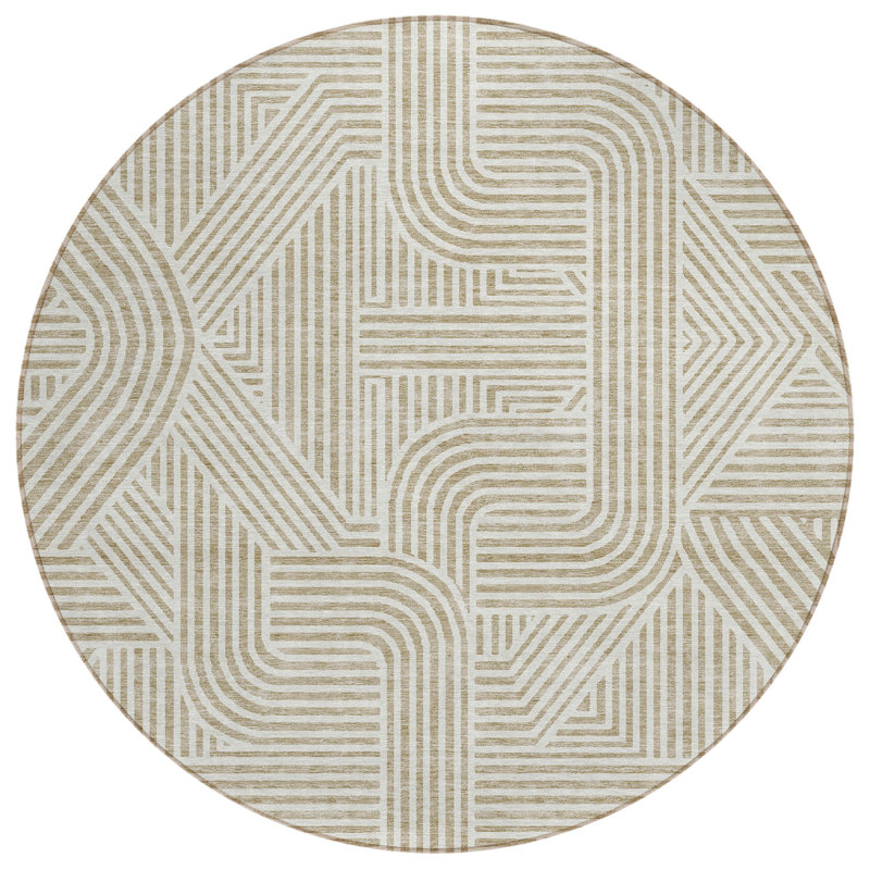  Maliana Area Rug, Round 8'