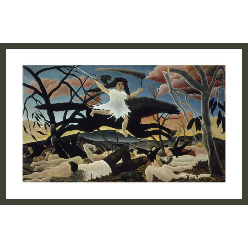 La guerre ou la chevauchée de la discorde par Henri Rousseau, H 27,11 po x l 41,5 po