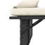 Banc de patio inclinable avec coussins Vidaxl-99049282