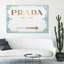 «Milan Sign Aqua», art textuel sur toile-51241913-51241918