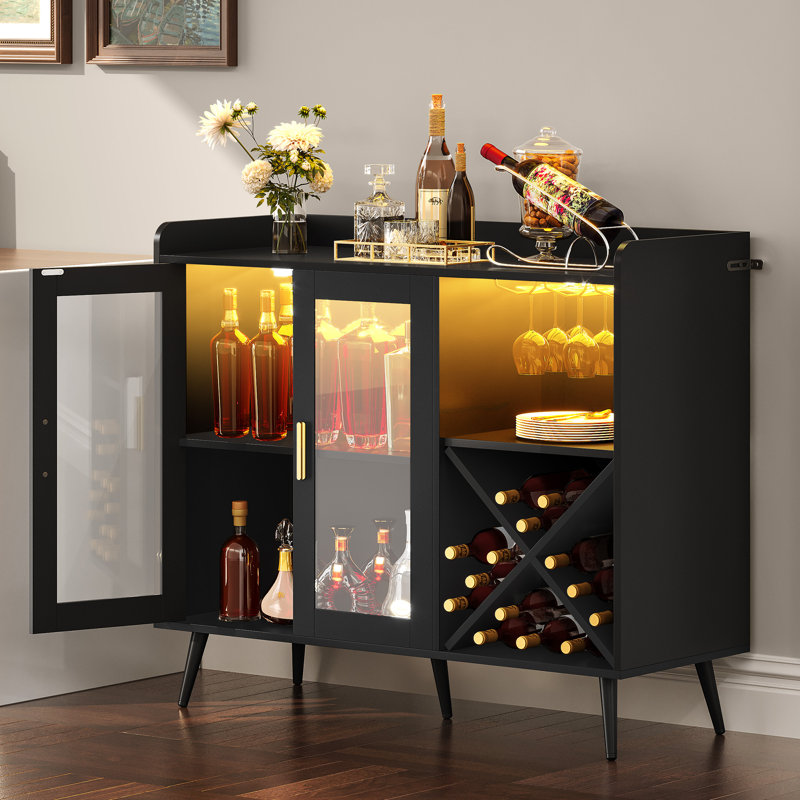 106 cm Iron Bar Cabinet Bar Cabinet