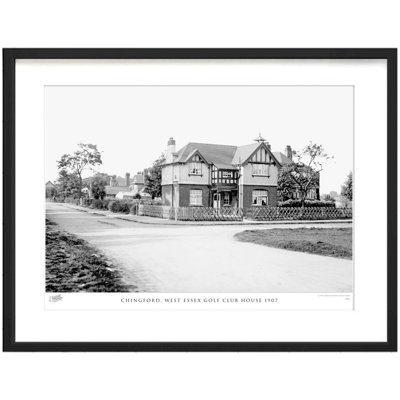 Chingford, West Essex Golf Club House 1907 by Francis Frith - Single Picture Frame Print