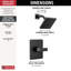 Velum Single-Function Shower Faucet Set, Valve Trim Kit, Shower Head and Handle Set-94377126