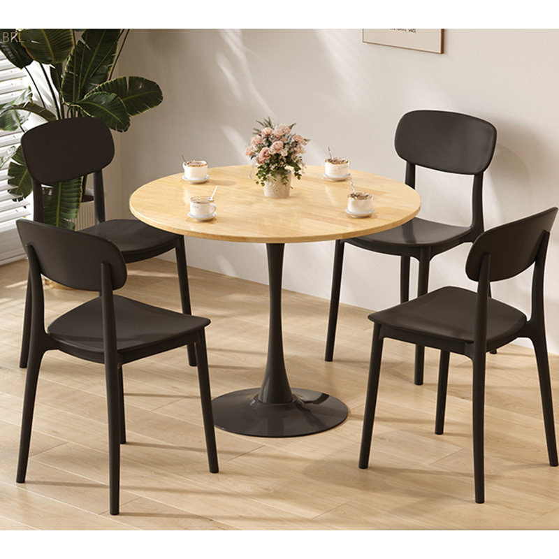 Mid Century Modern Oval Dining Table, MDF Top and Steel Base, Ideal for Compact Spaces and Elegant Dining Experiences