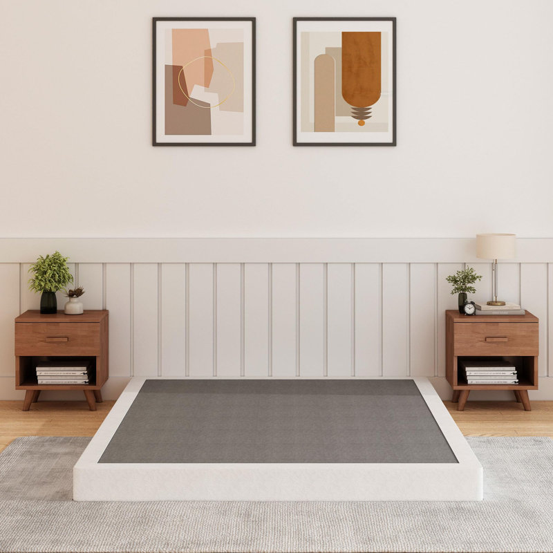 5 Inch Box Spring Low Profile Metal Frame Heavy Duty Easy Assembly, King